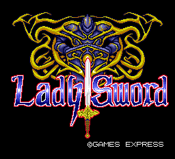 Lady Sword Title Screen